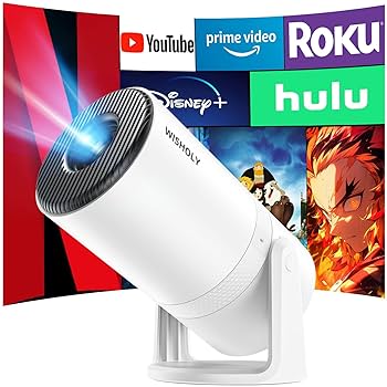 WISHOLY プロジェクター 2025年最新 Android TV搭載 Amazon.co.jp: WISHOLY プロジェクター 家庭用【2025年最新進化